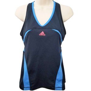 ADIDAS Black & Blue Cool Dry Athletic Tank Top - Women's M